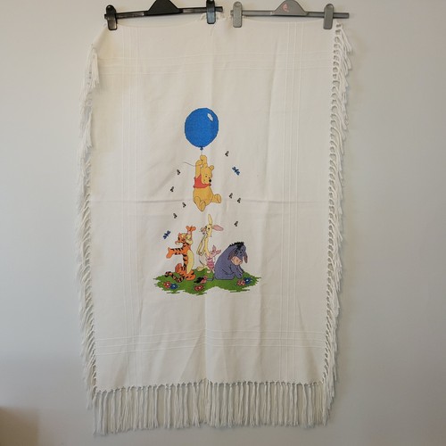 Cross stitch throw winnie the - stitch,
