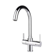InSinkErator Instant Boiling Hot Water Kitchen Tap Dual Lever Chrome Tap Only