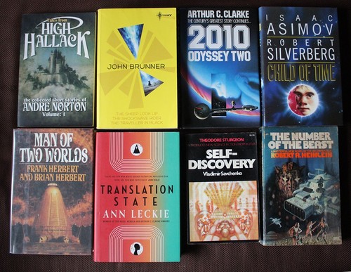 Science fiction books - fiction, lot