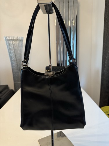 Little black bag - black, stud