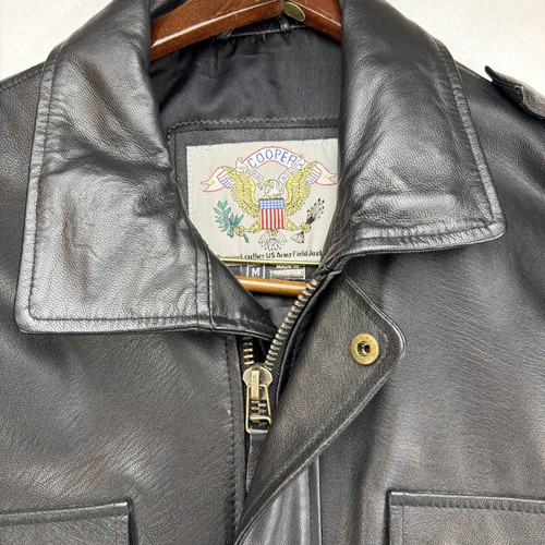 Cooper leather field jacket