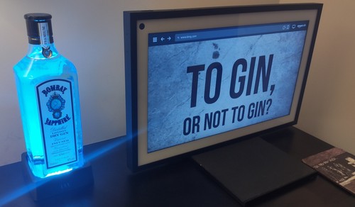 Bombay sapphire gin - gin, bottle