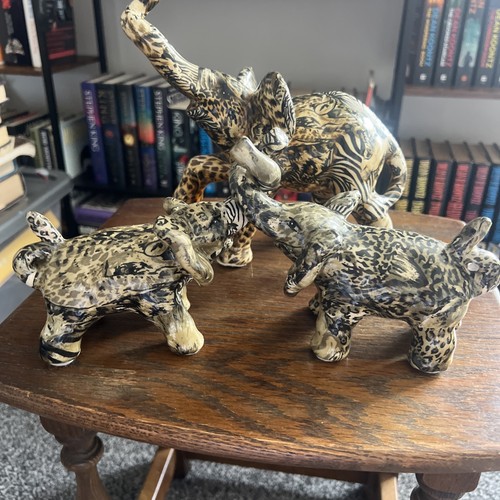 Vintage vie elephant family - vie,