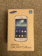 Samsung Galaxy S3 Mini 8GB Dual Core Pebble Blue O2 Network  Android Smartphone.