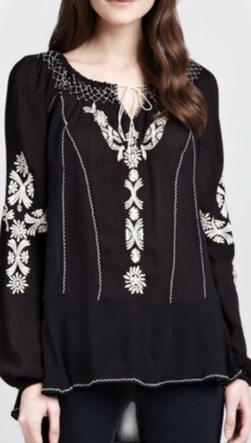 Free people blouse tunic black - people,