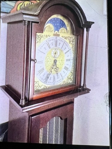 Grandmother clock oak - clock,
