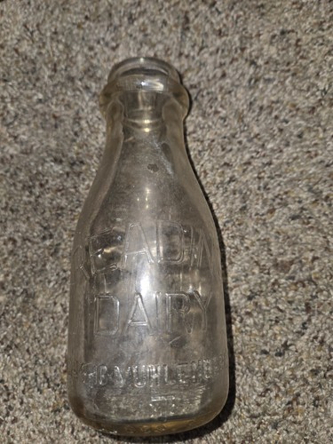 Vintage milk bottle - vintage, pa