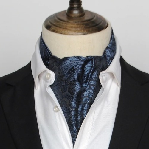 Jacquard paisley polka - paisley, scarves