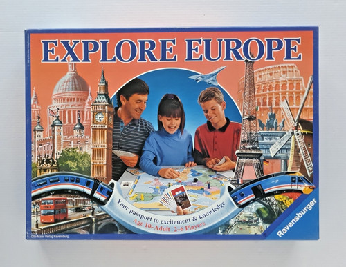 Explore europe vintage board - europe,