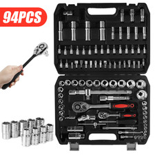 94PC 1/2" 1/4" Socket Set &