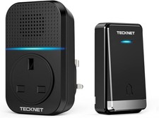 TECKNET Wireless Doorbell, No
