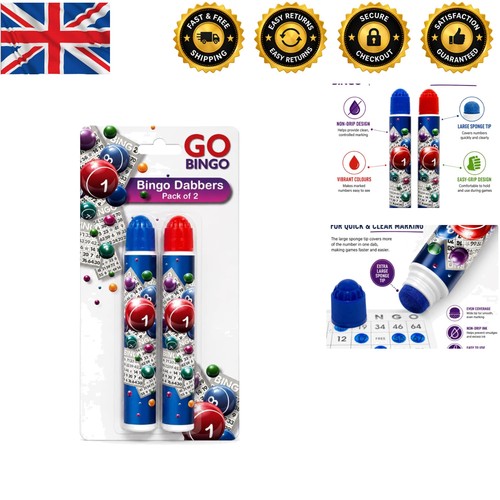 Portable pack bingo dabbers - 2,