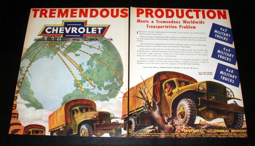 1944 old wwii magazine print - 1944,
