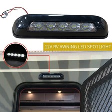12V RV Boat Caravan LED Awning Porch Light Exterior Interior Universal Lamp-UK~