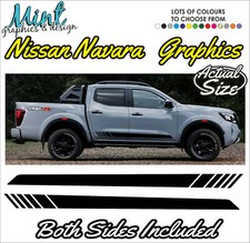 NISSAN NAVARA TRUCK SIDE STRIPES Decals Stickers 4X4 Graphics FREE P&P 010