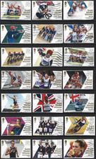 2012 Sg 3342/3370 British Gold Medal Winners at London Olympics Good Used