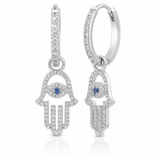 Sterling silver pltd - silver, rh-pltd