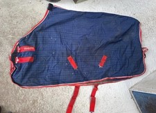 Masta Stable Summer  Sheet Rug 6ft Blue Red and white trim.