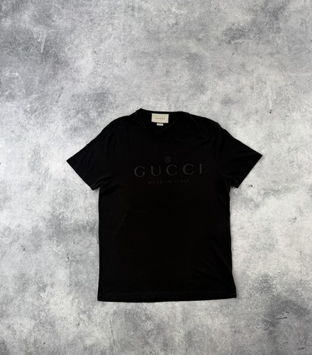 Gucci black spellout tee - black,