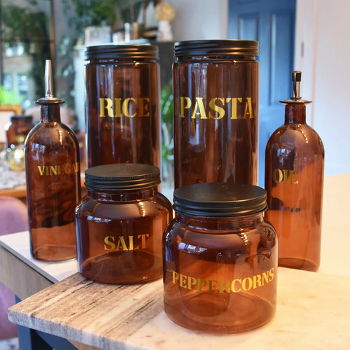 Kitchen canister storage set - canister,