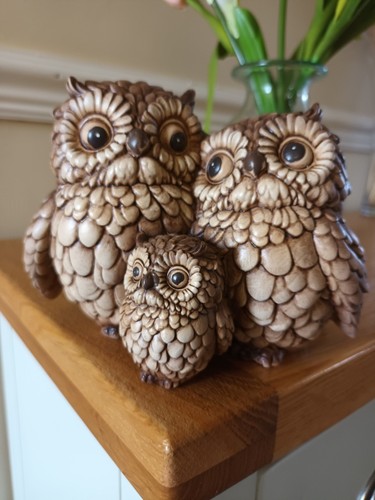 Owl family ornament - family, 6x5