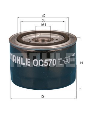 Oil filter for fiat iveco - oil,