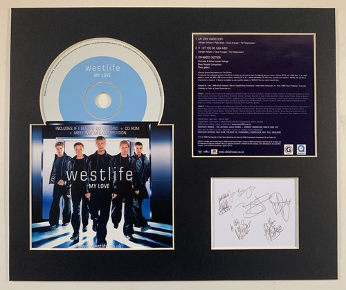 Westlife signed autographed - westlife,
