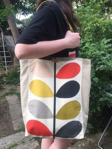 Handmade orla kiely - kiely, orange