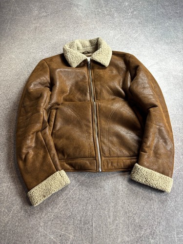 Vintage y2k brown shearling - y2k,