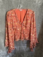 Lilly Star Rust Orange Floral