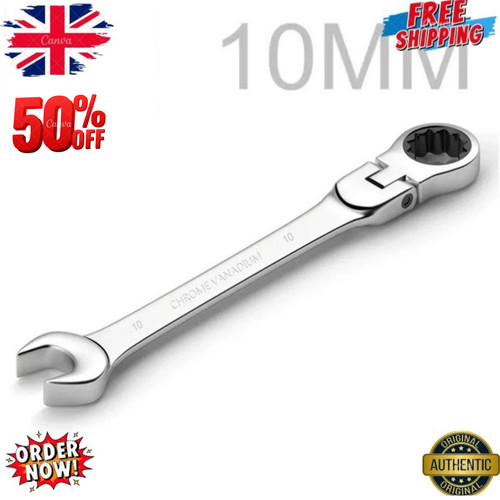 10mm flexi head ratchet - 10mm,