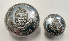 Cornwall County Ambulance Service Large & Small Uniform Buttons