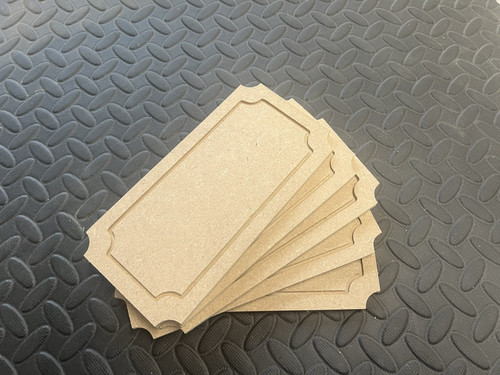 Mdf wooden plaques 8 x - ,
