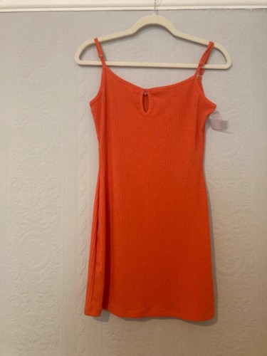 Orange dress brand - orange, new