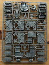 Warhammer 40K Necromunda Terrain Scenery Walls Sprue, New on Sprue (AZ)