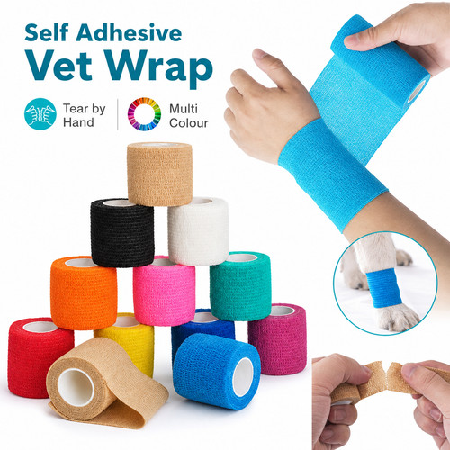 Vet wrap tape waterproof self - vet,