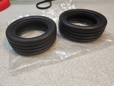 Tamiya 51207 2WD Off Road Wide Grooved Front Tyres (60/19) (pr)