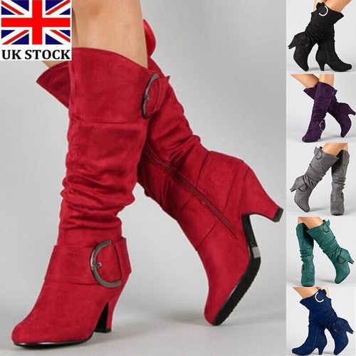 Womens ladies mid heel - 🔥womens,