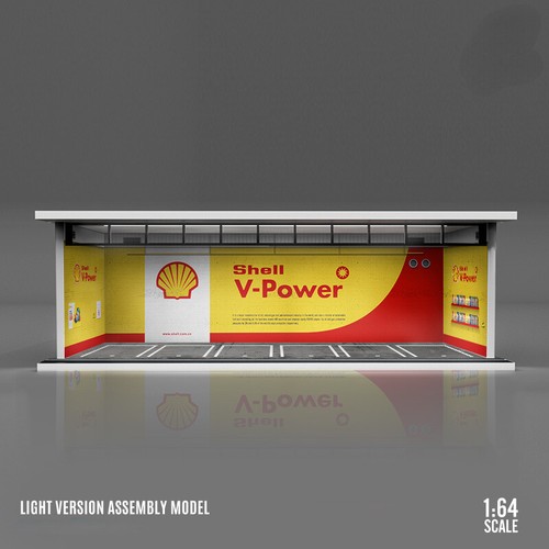 Diorama car garage model - car,