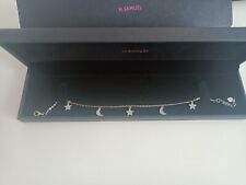 H. Samuel silver moon and star bracelet