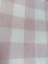 Laura Ashley Mitford Clermont Check curtains pink each 54"d x 104"w - PLSE READ!