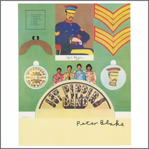Peter blake signed sgt - peter,