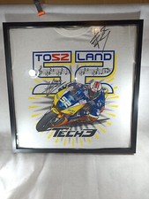 James Toseland Signed Framed Shirt Motogp Poster Photo Yamaha Tech 3 Autographed