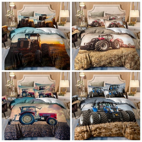 Tractor farm harvest duvet - tractor,