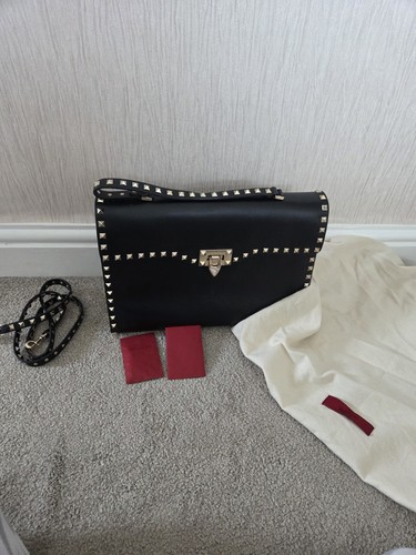 Black valentino rockstud tote - rockstud,