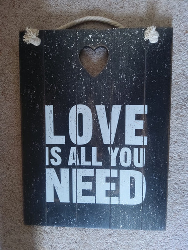 Wooden decorative sign - decorative, wall