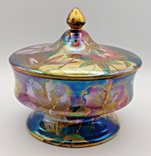 Maling Pottery Azalea Lidded Lidded Bowl 3773