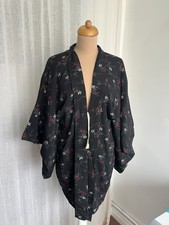 Vintage Japanese Haori Black