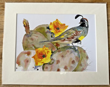 June Jurcak GAMBEL QUAIL ON