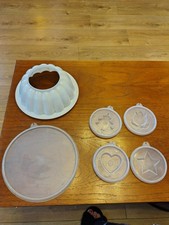 Tupperware Jelly Mould With 4 Various Interchangeable Shapes